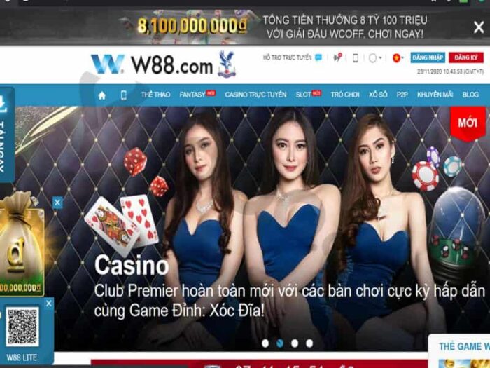 W88 - Tải W88 club trên mobile nhận ngay phần thưởng mới nhất