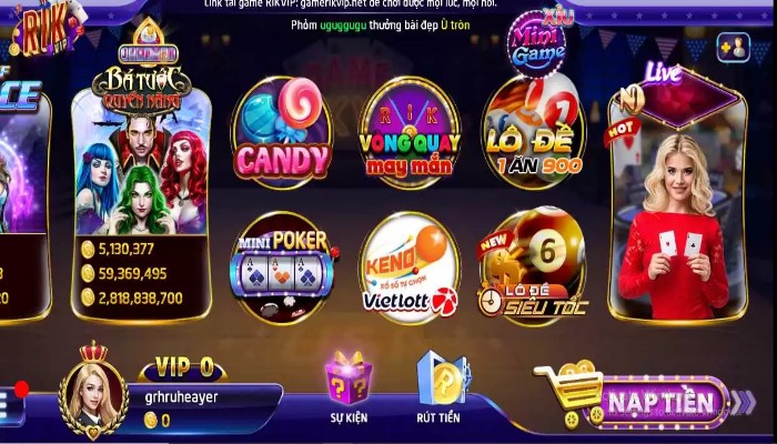 Rikvip đầu tư hoành tráng về hình thức và chất lượng game